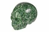 Realistic, Polished Hamine Jasper Skull #116525-1